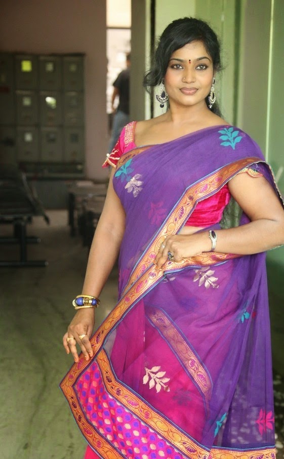 Jayavani Aunty Hot Sexy Navel Show In Transparent Saree 3 Aaaadoi