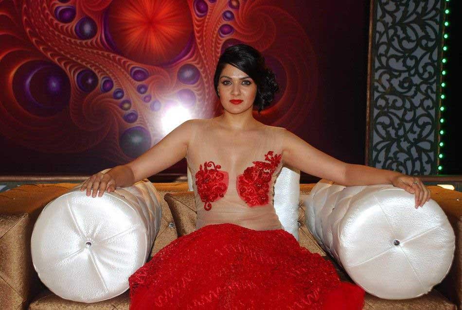 Sakshi Chaudhary Sexy Navel And Cleavage Show In Transparent Dress 1 Aaaacvc