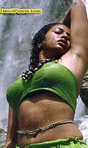 Sanghavi Yesteryear 90s Actress Sexy Navel And Cleavage Show Photos Collection 01
