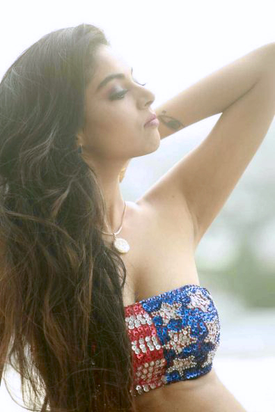 Sanam Shetty Hot Sexy Navel Show In Bikini Photoshoot Stills 4H